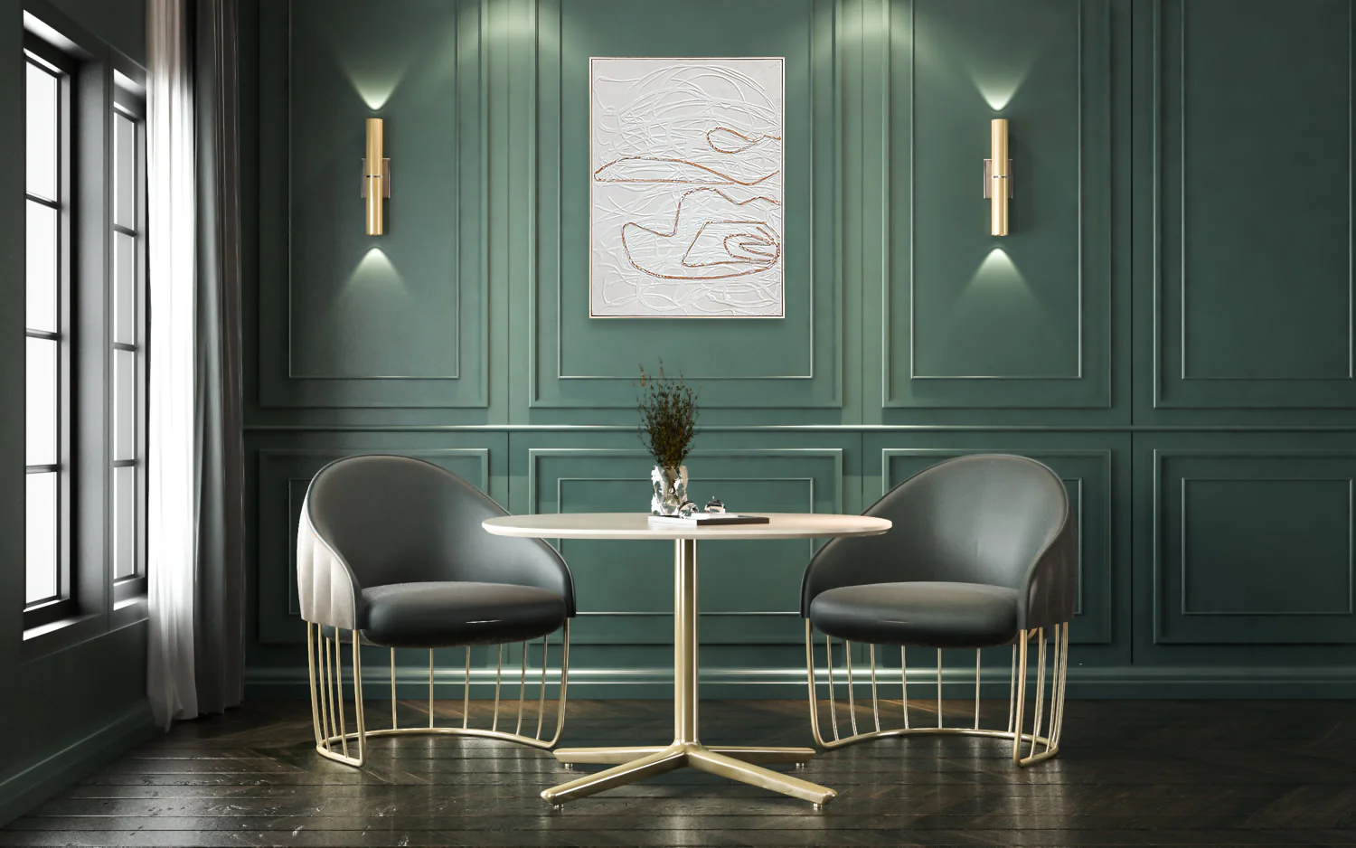 Berkeley Designs Abstract Design 17 Artwork Oil on Canvas - Image 5