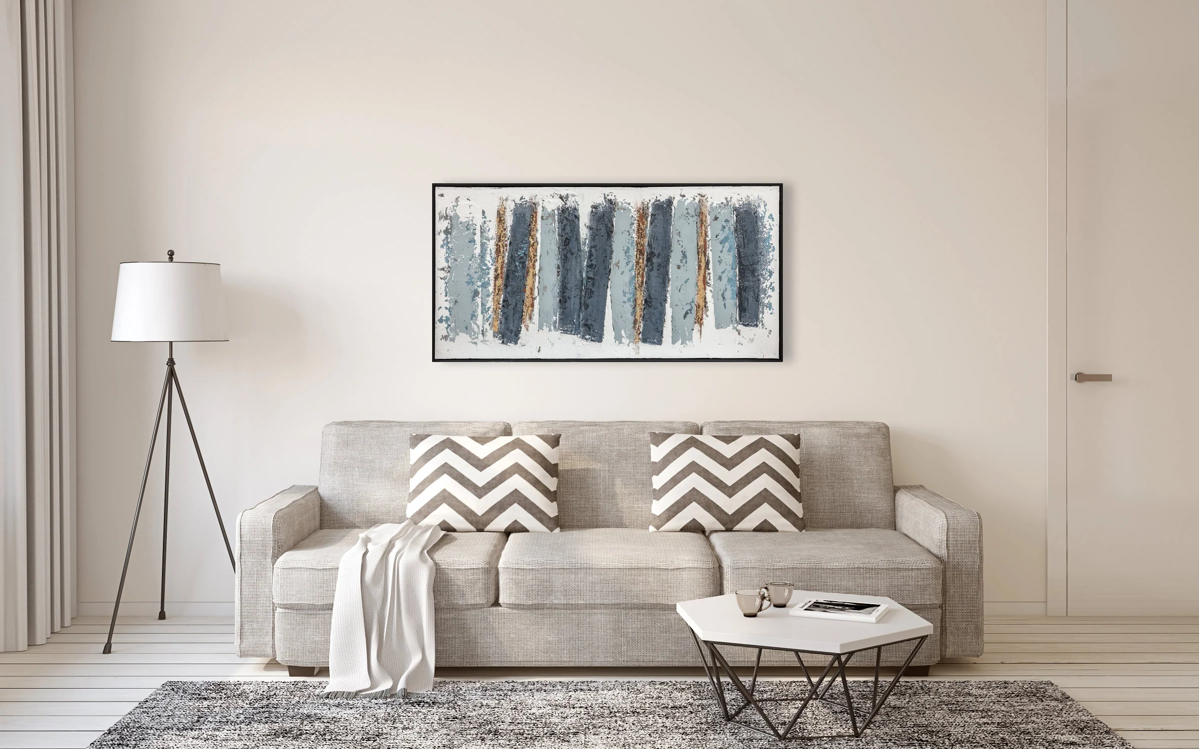 Berkeley Designs Oil on Canvas 23 - Image 3