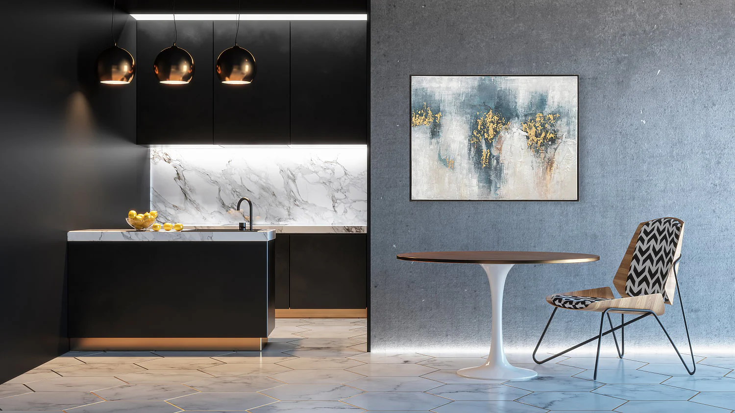 Berkeley Designs Oil on Canvas 25 - Image 6