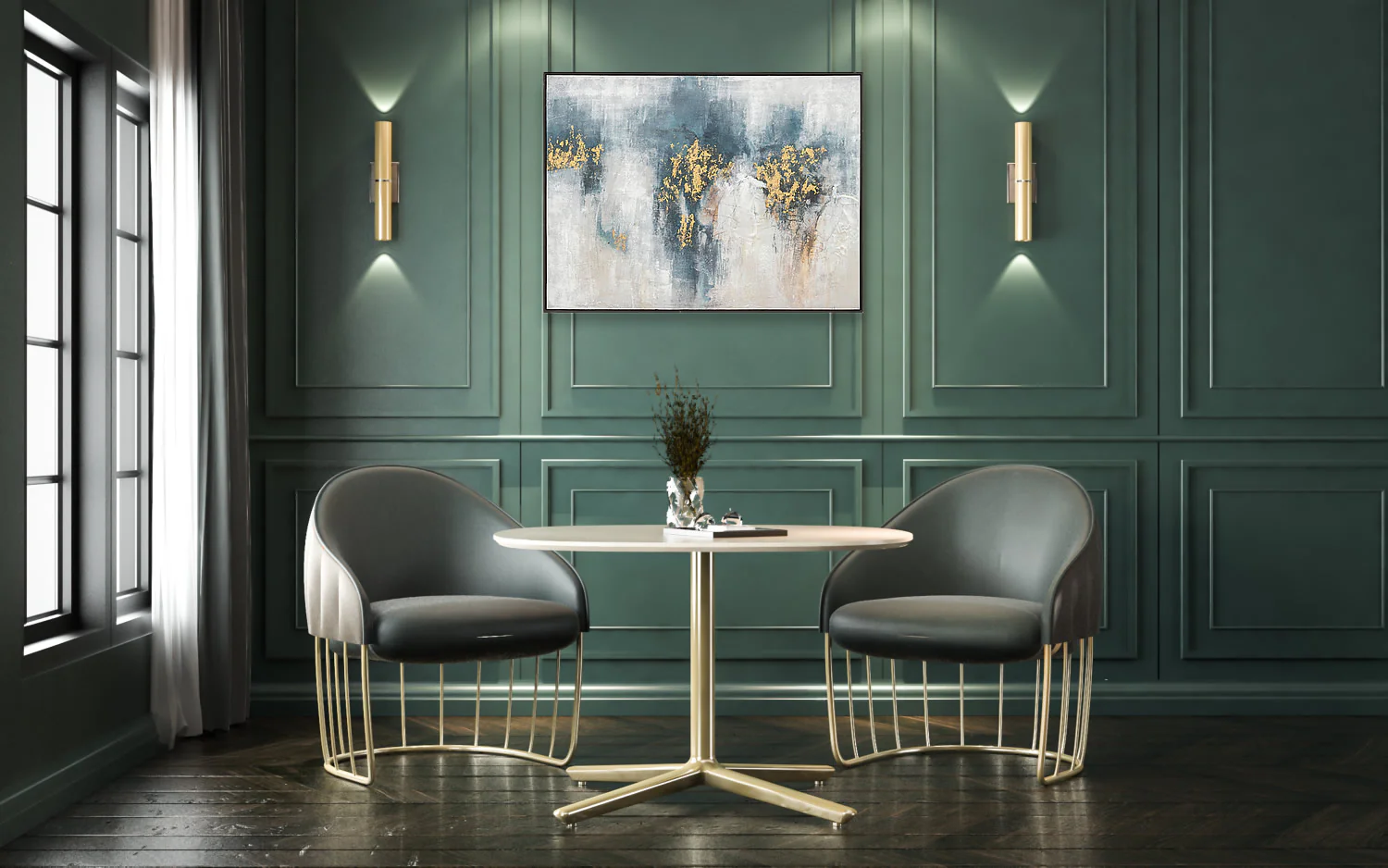 Berkeley Designs Oil on Canvas 25 - Image 7