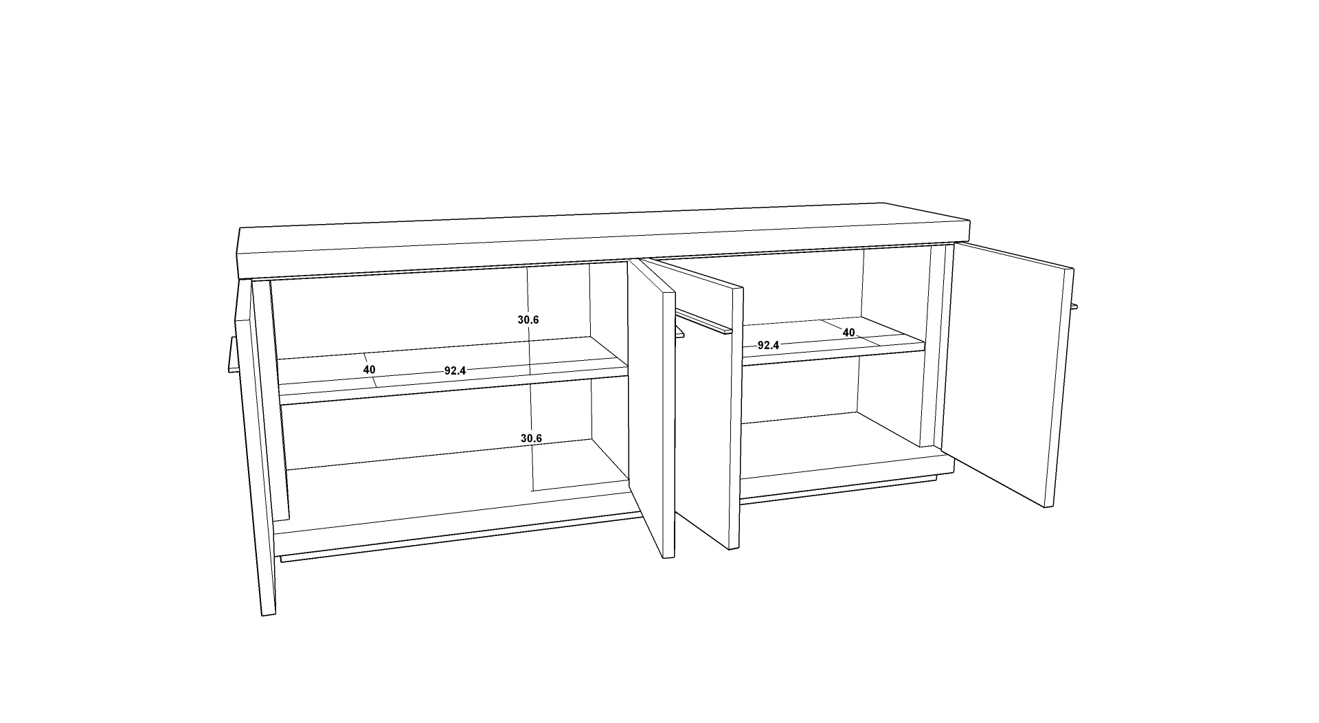 Berkeley Designs Sorrento Sideboard - Image 4