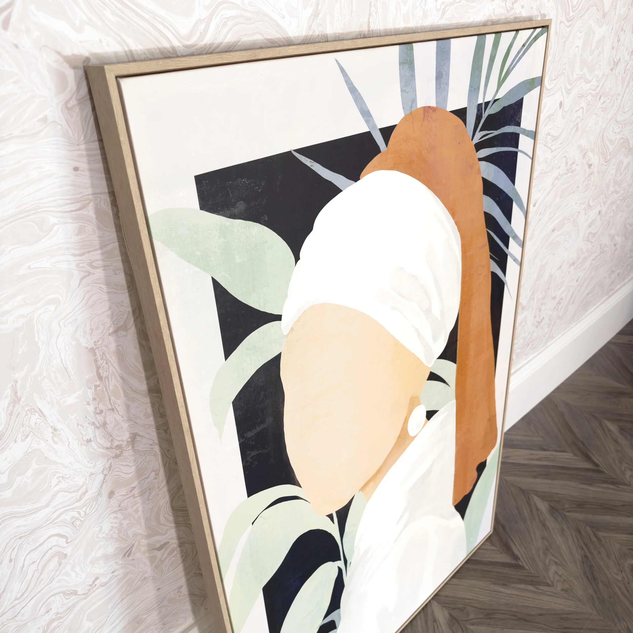 Girl With A Pearl Earring Picture on Canvas (Large) - Image 3