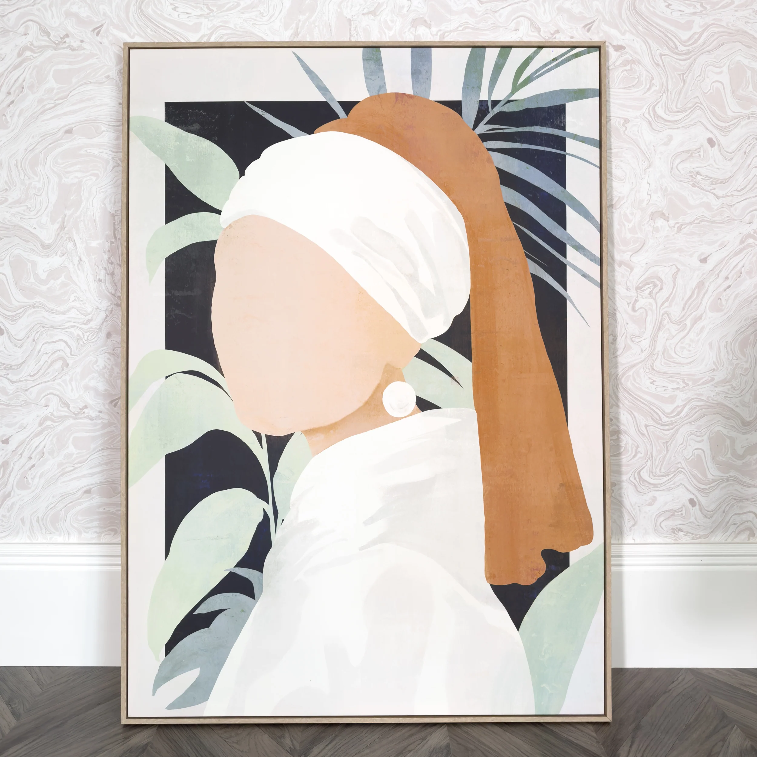 Girl With A Pearl Earring Picture on Canvas (Large) - Image 4