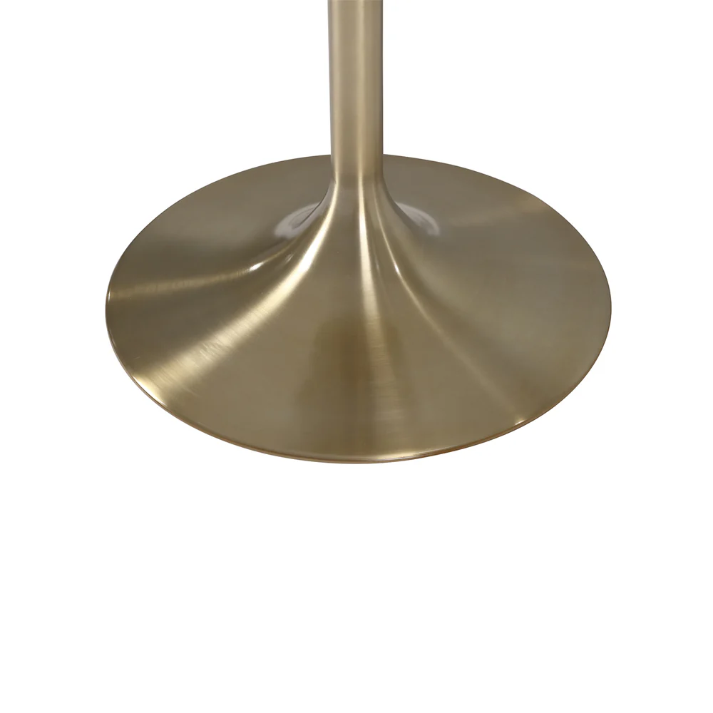 Liang & Eimil Telma Dining Table in Brass and White Marble - Small - Image 4