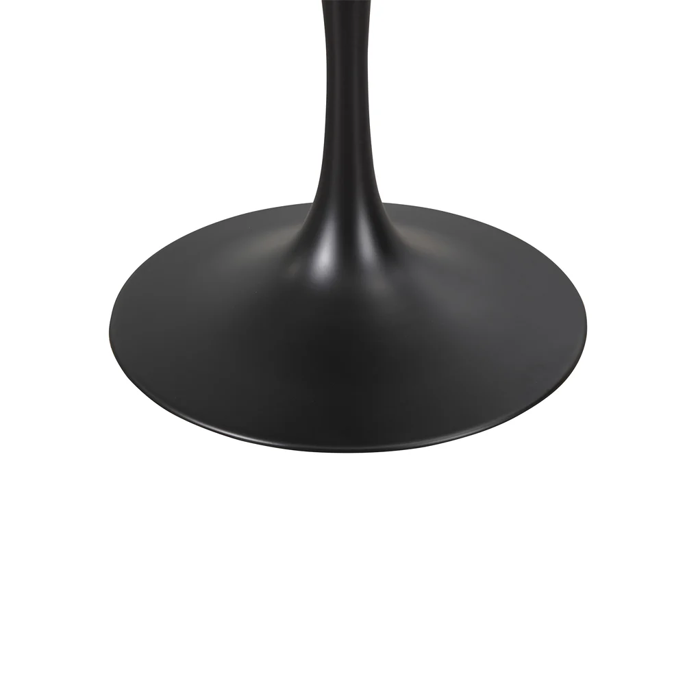 Liang & Eimil Telma Dining Table in Matt Black and White Marble - Small - Image 4