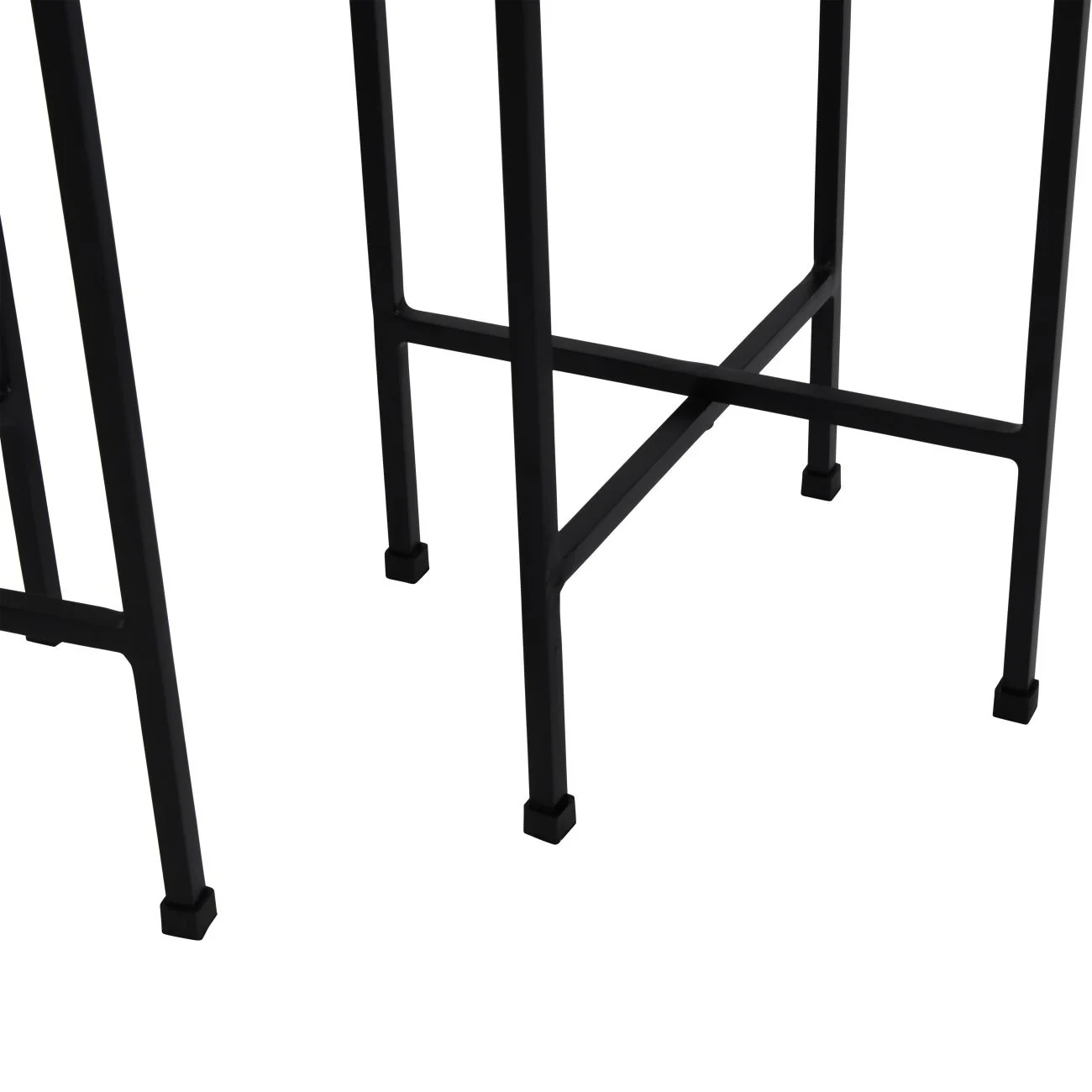 Libra Interiors Clyde Standing Planters in Nickel – Set of 2 - Image 5