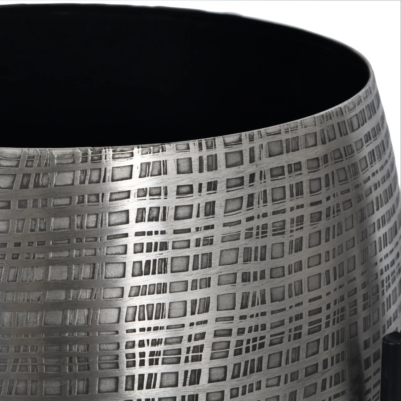 Libra Interiors Clyde Tabletop Planters in Nickel – Set of 2 - Image 4