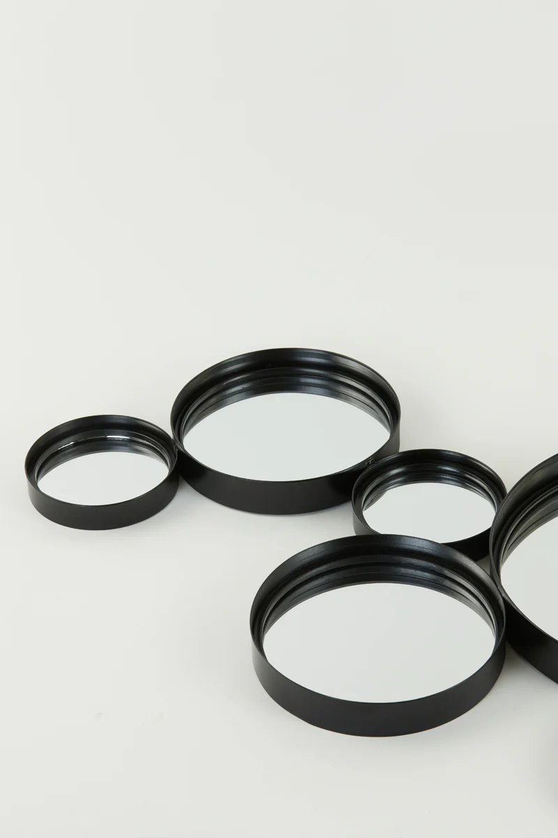 Light & Living Cielo Mirror with Black Circles - Large - Image 4