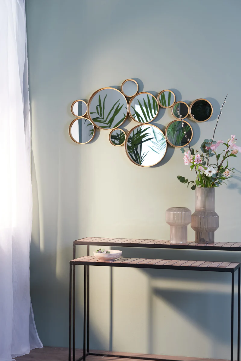 Light & Living Cielo Mirror with Gold Circles - Small - Image 3