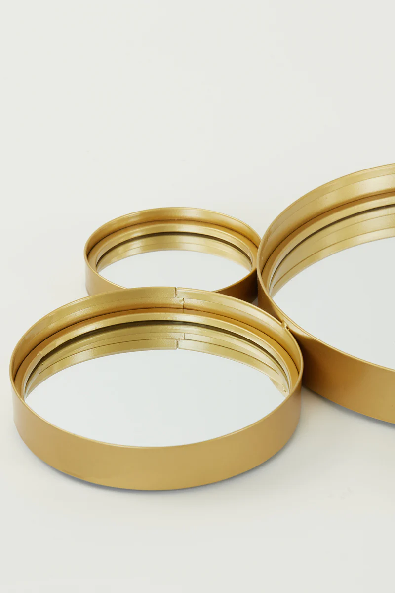 Light & Living Cielo Mirror with Gold Circles - Small - Image 5