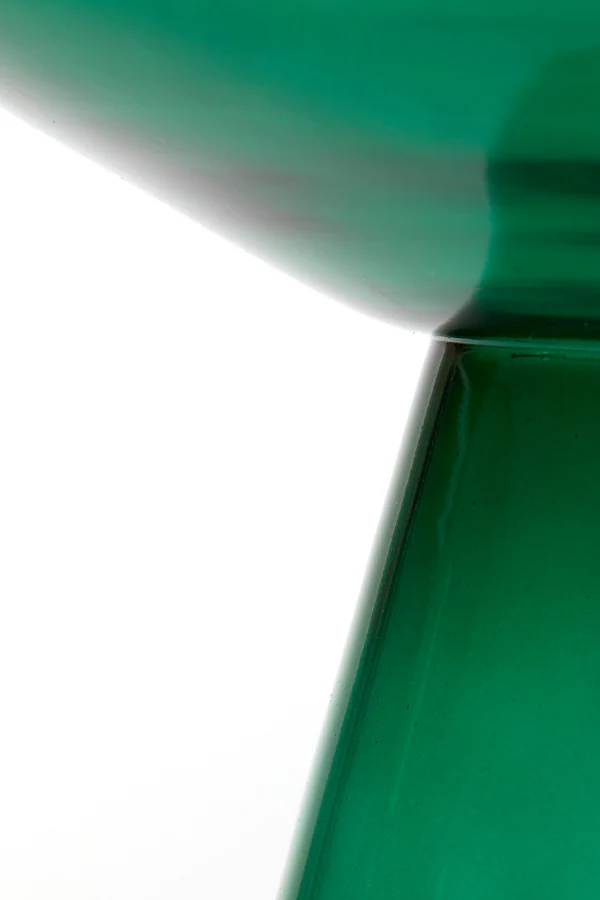 Light & Living Dakwa Side Table in Green Glass - Image 3