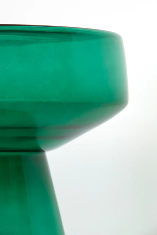 Light & Living Dakwa Side Table in Green Glass - Image 4