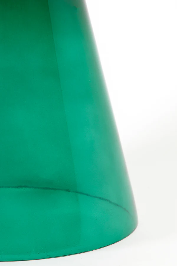 Light & Living Dakwa Side Table in Green Glass - Image 5