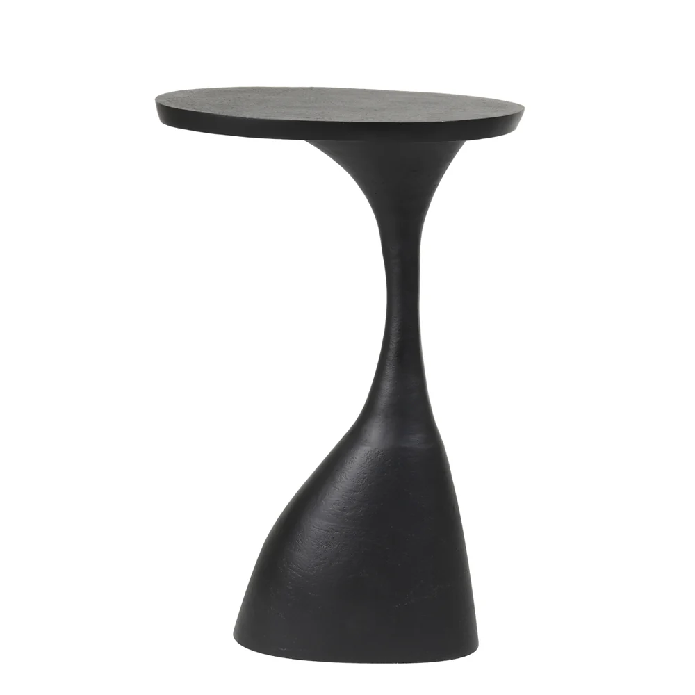 Light & Living Macau Side Table in Matt Black Colour - Image 3