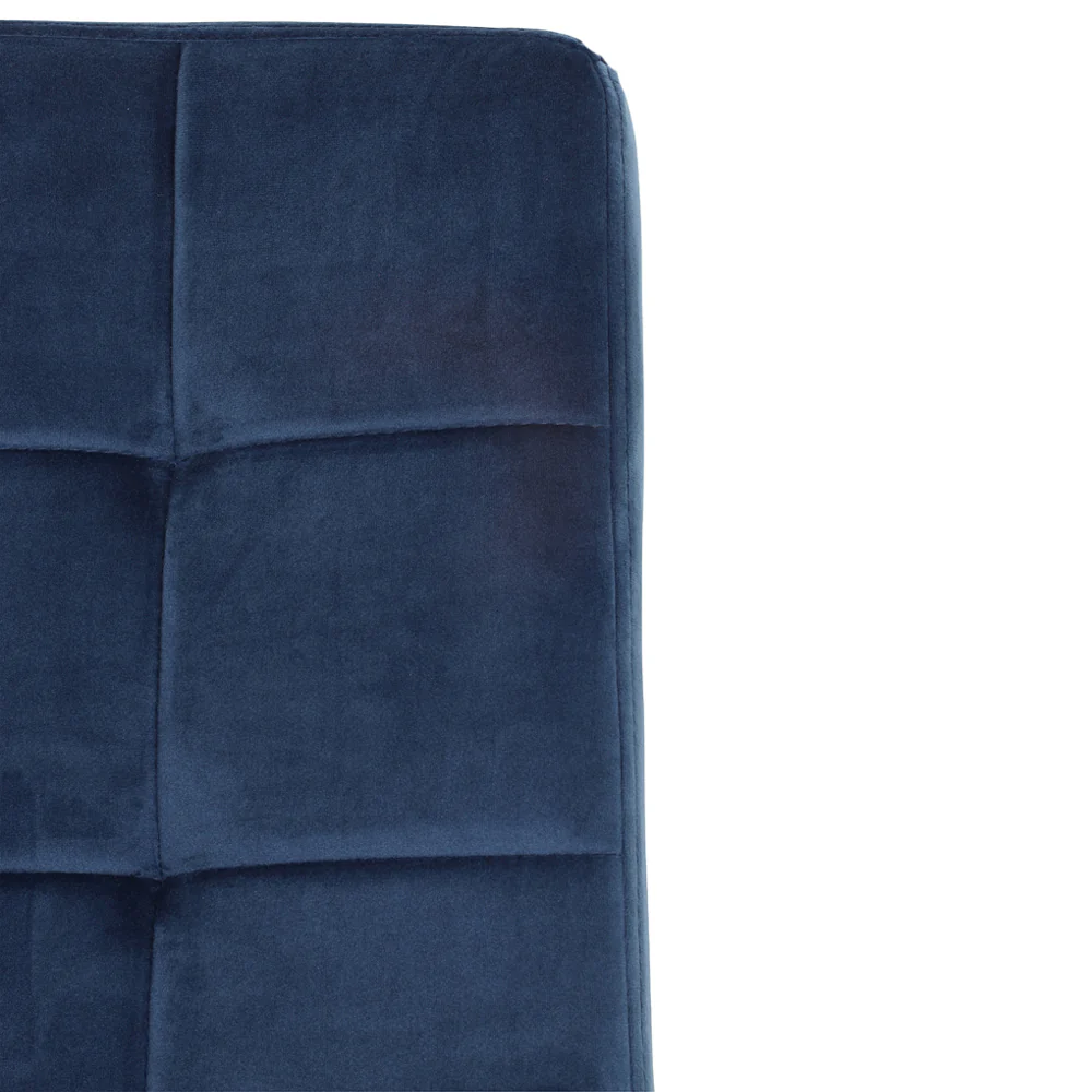 Light & Living Olive Dining Chair in Blue Velvet - Image 4