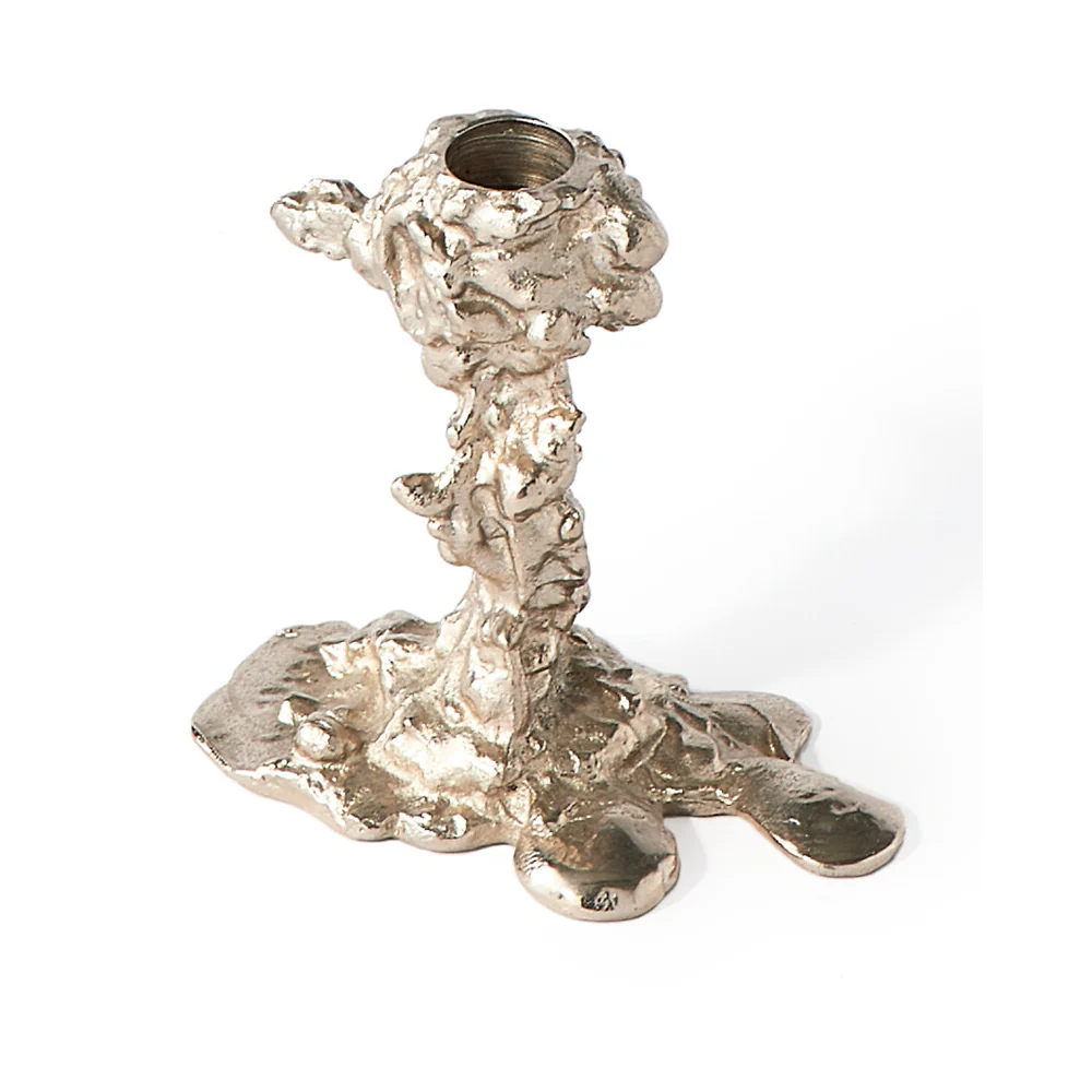 Pols Potten Pascal Smelik Drip Candle Holder in Silver (Small) - Image 3