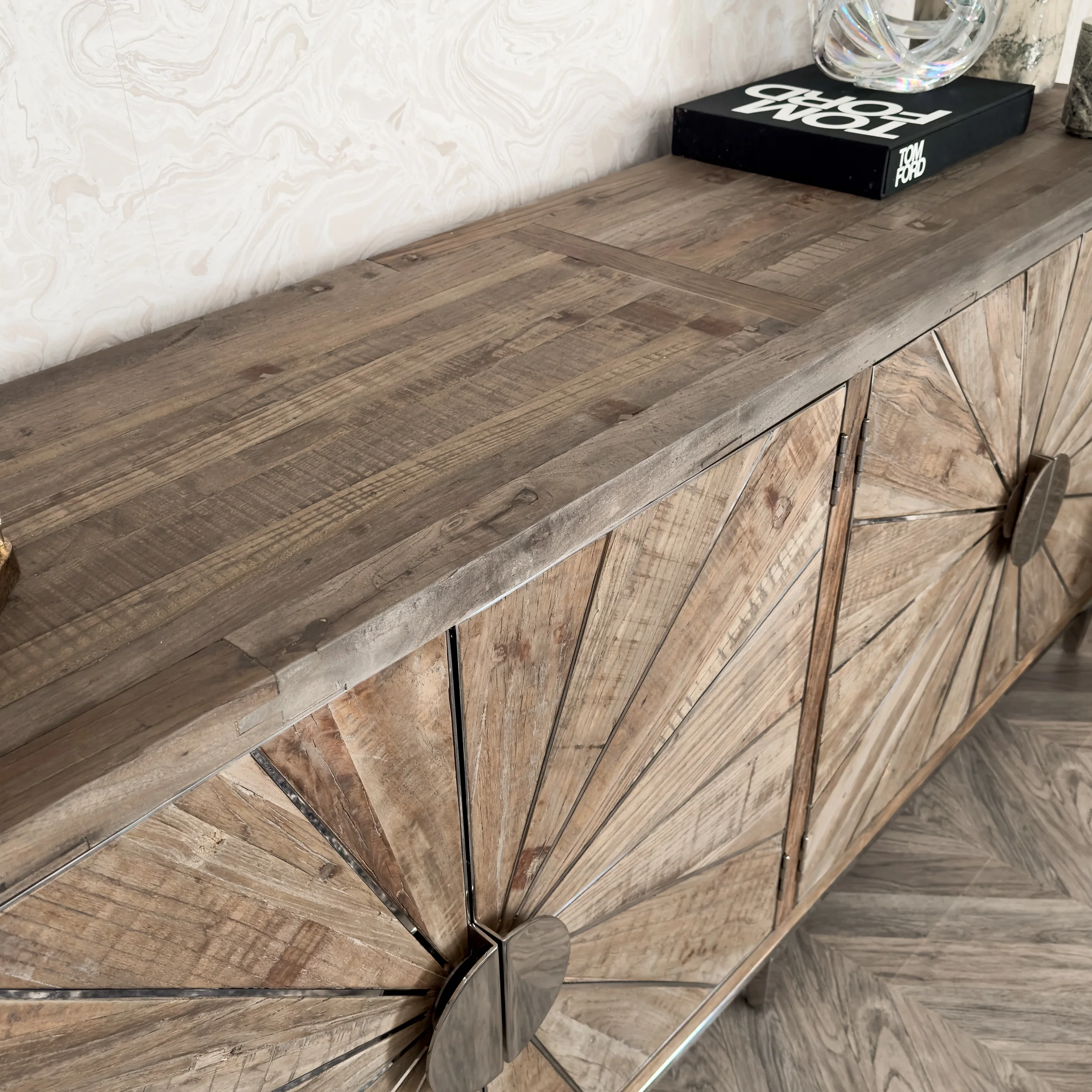 The Sol Reclaimed Elm Sideboard - Image 5