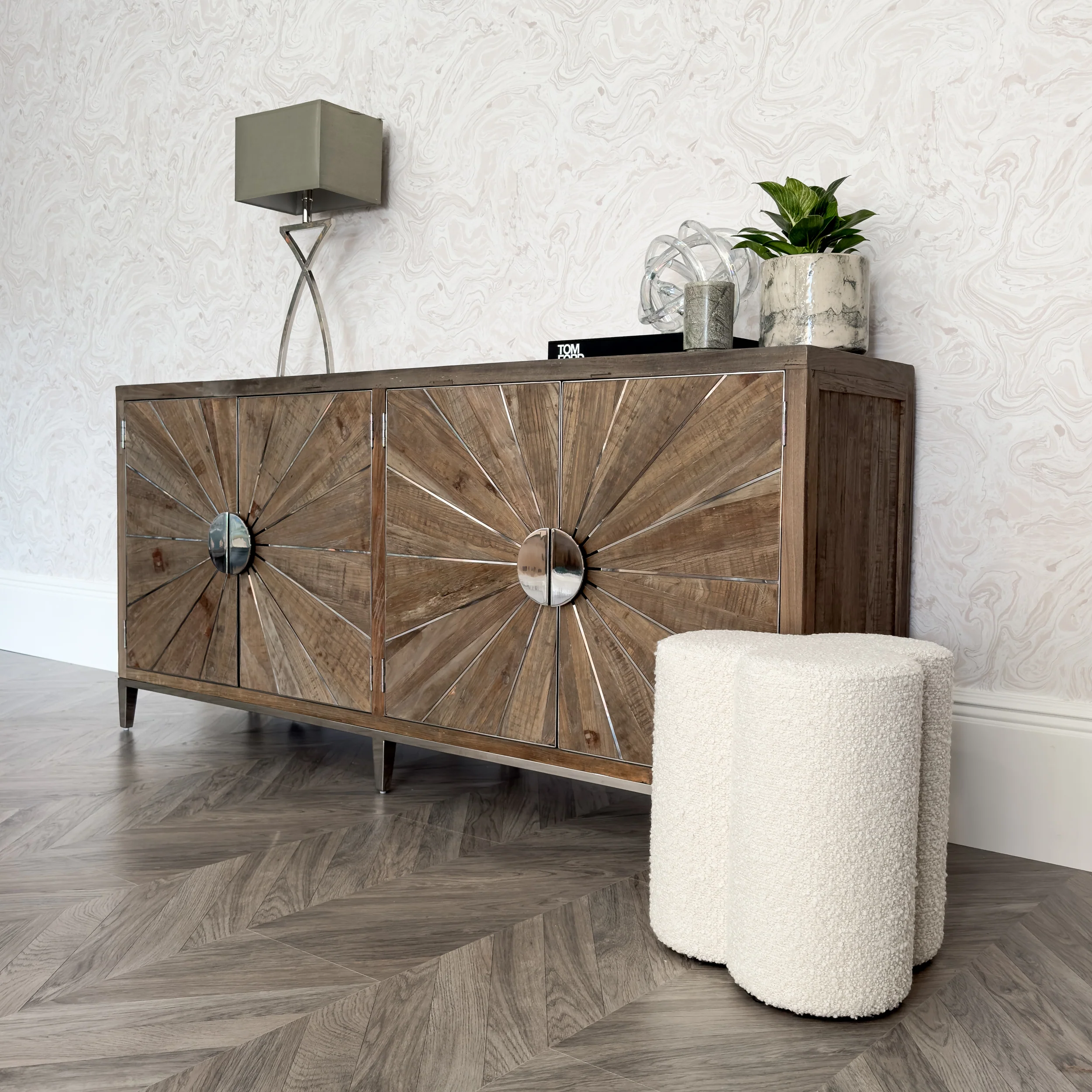 The Sol Reclaimed Elm Sideboard - Image 8
